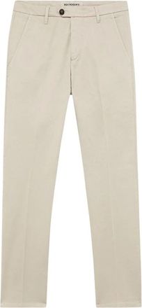 Roy Rogers Slim Fit Gabardine Broek - Heren - Chinos - Beige - W38 - Katoen - Broeken