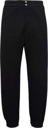 Alexander McQueen Broeken, Heren, Zwart, L, Trainingsbroeken
