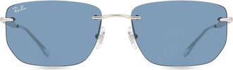 Ray-Ban RB3768 003/80 Mens Sunglasses Silver Size 56