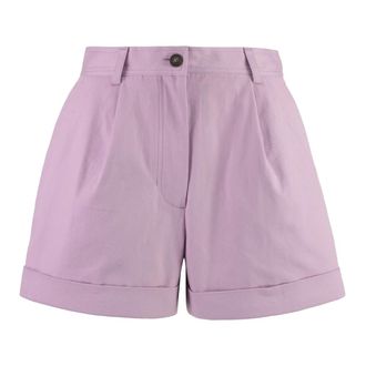 Maison Kitsuné Short Shorts, female, Purple, Size: XS Cotton shorts