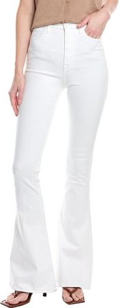7 For All Mankind Ultra High-Rise Clean White Skinny Flare Jean
