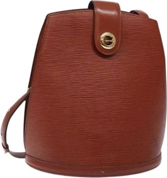 Louis Vuitton Pre-owned Bucket Bags, female, Brown, Size: ONE SIZE Pre-owned Bucket Bag