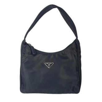 Prada Pre-owned Shoulder Bags, female, Black, Size: ONE SIZE Pre-owned Vintage Nylon Shoulder Bag