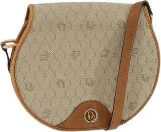 Dior Pre-owned Cross Body Bags, female, Beige, Size: ONE SIZE Pre-owned Plastic Shoulder Bag
