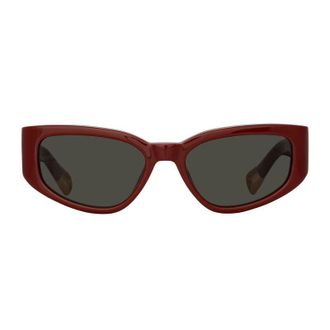Jacquemus Cat-Eye Sunglasses - Burgundy