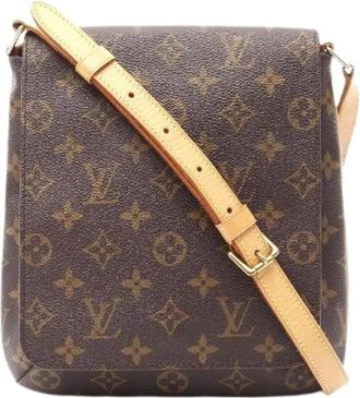 Louis Vuitton Pre-owned Cross Body Bags, female, Brown, Size: ONE SIZE Pre-owned Vintage Plastic Crossbody Bag