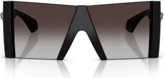 Versace 137mm Square Sunglasses in Black /Grey Gradient at Nordstrom