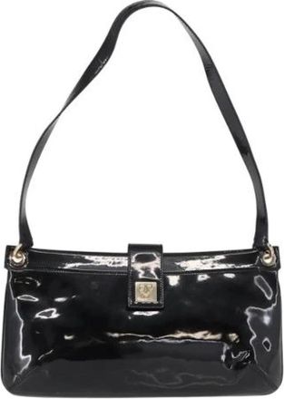 Ferragamo Pre-owned Leren Schoudertas - Dames - Vintage Schoudertas - Zwart - ONE Size - Leer - Vintage