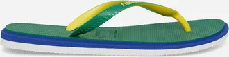 Havaianas Brasil Twist Flip Flops Green