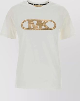 Michael Kors cotton t shirt short sleeves round neck