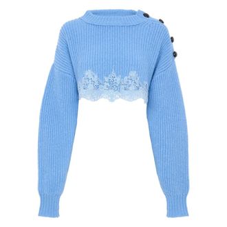 Chlo&eacute; Truien & Vesten, Dames, Blauw, M, Round-neck Truien