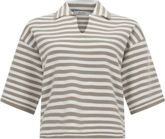 Max Mara Dolce V-neck Polo Top - Dames - Polos - Veelkleurig - M - Tops