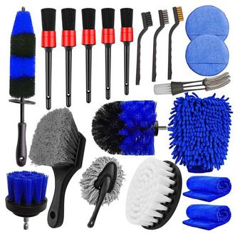 OEM Juego De 20 Piezas Que Incluye Cepillos Para Ruedas, Esponjas Para Escapes, Cepillos Para Pulir Taladros Y Cepillos Para Limpiar Autom&oacute;viles