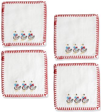 Tiramisu Set Of 4 The Gossamer Goose Cocktail Napkins