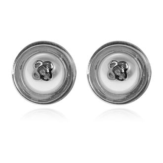 Casablanca Orecchini Sci-Fi Argento e Perla - - Accessories - unisex - Grigio - ONE SIZE