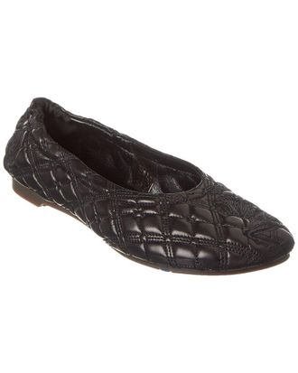 Burberry Sadler Leather Ballet Flat