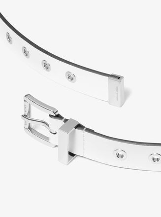 Michael Kors Grommeted Leather Belt