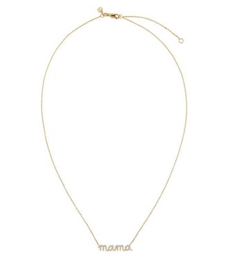 Sydney Evan Collana Mama in oro 14kt con diamanti