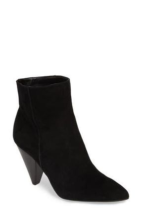 Treasure & Bond Scope Bootie in Black Suede at Nordstrom Rack, Size 8