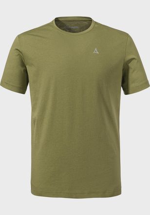 Sch&ouml;ffel Funktionsshirt SCH&Ouml;FFEL T Shirt Hohberg M, Herren, Gr. 58, gr&uuml;n (4605, gr&uuml;n), Oberstoff: 60% Baumwolle, 40% Polyester, Rundhals, Shirts Funktionsshirt