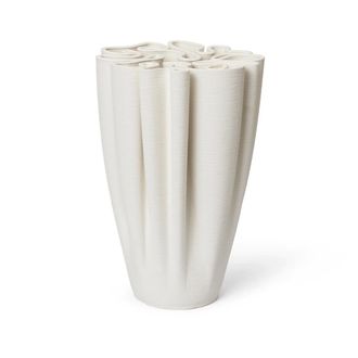 Ferm Living Dedali Vase, H 25,5 cm, off-white