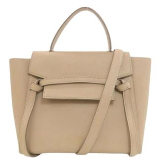 Celine Pre-owned Handbags, female, Beige, Size: ONE SIZE Pre-owned Vintage Handbag