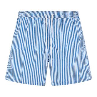 Fedeli Beachwear, male, Blue, Size: 3XL Madeira Swim Shorts