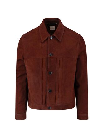 Paul Smith Brown Classic Collar Suede Jacket