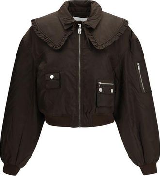Ganni Ganni Polyamide Womens Bomber