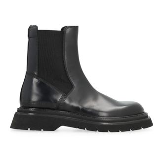 Dsquared2 Chelsea Boots, male, Black, Size: 8 US Leather Chelsea Boots
