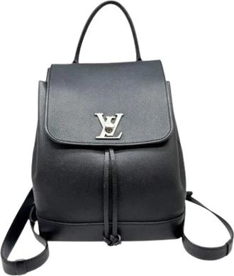 Louis Vuitton Pre-owned Vintage Rugzak - Dames - Vintage Rugzakken - Zwart - ONE Size - Leer - Vintage