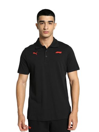 Puma Formula 1 Essentials Small Logo Polo Mens - Black - Size: Medium