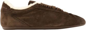 Dolce & Gabbana Ballet Sneakers - Dames - Sneakers - Bruin - 38 EU - Leer - Schoenen