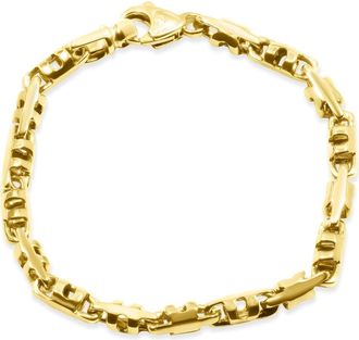 Pompeii3 Mens Link 14k Gold (34gram) or Platinum (55gram) 6mm Bracelet 9