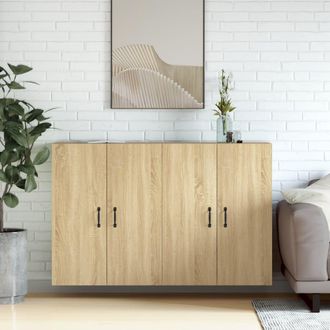 vidaXL Armarios De Pared 2 Uds Madera De Ingenier&iacute;a Roble Sonoma Vidaxl