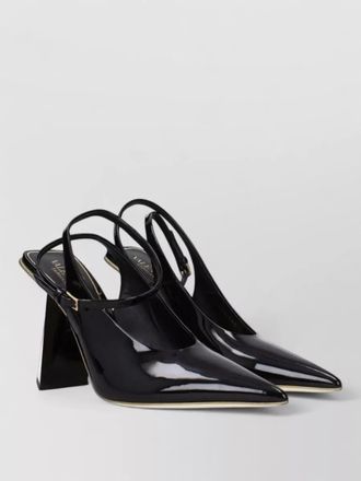 Valentino Garavani patent leather slingback sandals