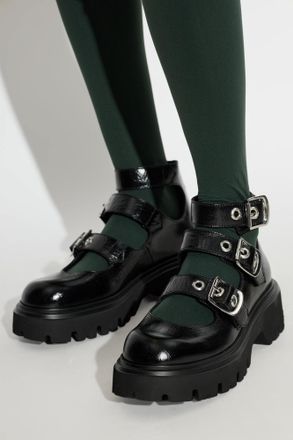 Vivienne Westwood Bacchus Leather Shoes, Womens, Black
