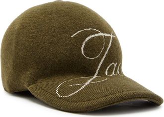 Jacquemus La Casquette Atelier Logo Merino Wool-blend cap - Khaki - 56 (IT56 / Xxxl)