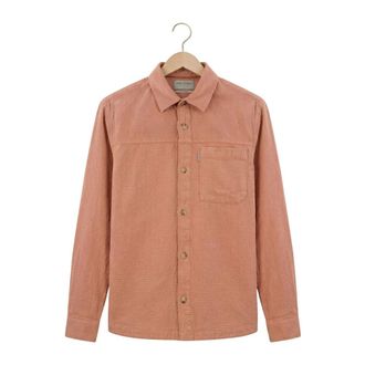 Cast Iron Block Structure GD Overshirt - Heren - Overhemden - Oranje - Maat: 2XL Katoen