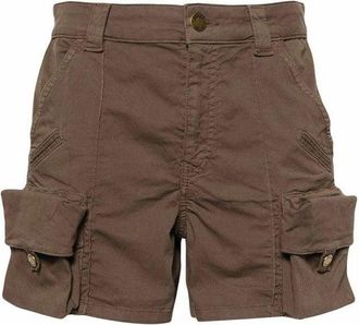 Pinko Utility-Inspired Cargo Shorts With Functional Pockets And Fit