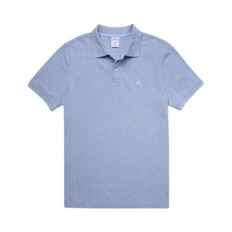 Brooks Brothers Slim-Fit Performance Poloshirt - Heren - Tops - Blauw - Maat: XS Katoen