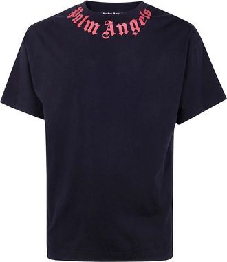 Palm Angels Heren, Tops, Zwart, Maat: M