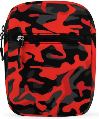 Generic Camouflage Printed Crossbody Bag Adjustable Satchel Cute Shoulder Bag Lightweight Sling Bags