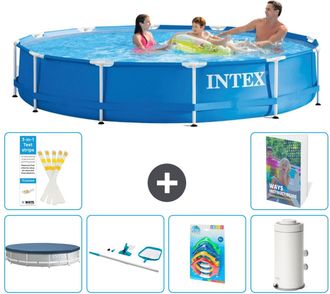 Intex Piscina Con Estructura Redonda - 366x76 Cm - 7-piezas S151