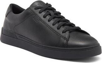 BOSS Clint Tenn Gru Low Top Sneaker in Black at Nordstrom Rack, Size 9Us / 8Uk