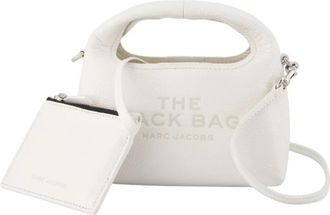 Marc Jacobs Micro Crossbody Sack Bag - Dames - Handtassen - Wit - ONE Size - Leer - Tassen