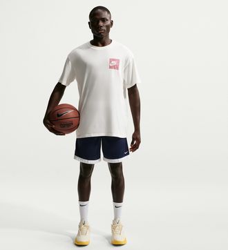 Nike Mens DNA Academy Dri-FIT 8 Basketball Shorts in Blue | IQ8608-410