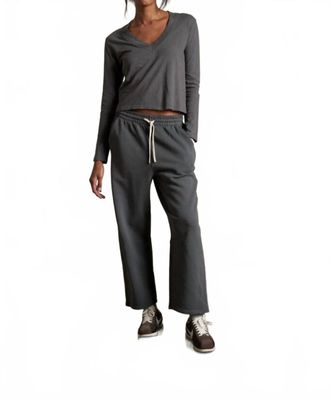 perfectwhitetee Fiona T-Shirt In Charcoal