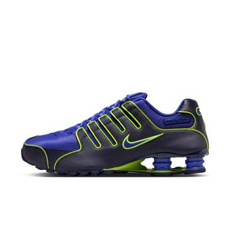 Nike Mens Shox NZ Shoes in Blue | IQ8264-400