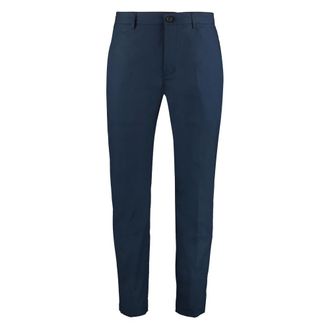 Department Five Slim-fit Trousers, male, Blue, Size: W32 Mid-rise Slim-fit Trousers